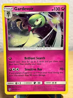 Lost Thunder Gardevoir 141/214 Holo Rare Pokemon (Cosmos Holo) Holo NM/M - Image 1