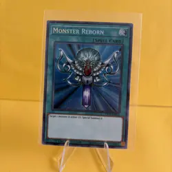 *** MONSTER REBORN *** PRISMATIC SECRET RARE TN19-EN011 YUGIOH! - Image 1