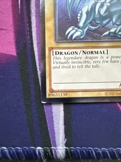 Blue Eyes White Dragon OTS Ultimate Rare Card OP28-EN001 Light play - Image 2