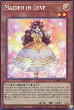 Yugioh! Maiden in Love, MZMU-EN020, Collector's Rare, 1st Edition - Image 1