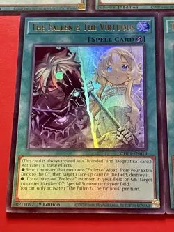3x Forbidden Droplet + 2x The FaLLen & The Virtuous | Ultra Rare | NM | YuGiOh! - Image 3