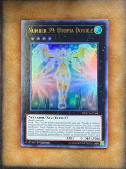 Yugioh Number 39: Utopia Double DUPO-EN008 Ultra Rare 1st Ed LP - Image 1