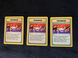 Trainer Super Energy Removal Pokemon Base Set TCG Card 79/102 - Lot of 3 - Image 1