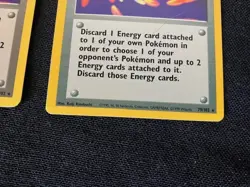 Trainer Super Energy Removal Pokemon Base Set TCG Card 79/102 - Lot of 3 - Image 4