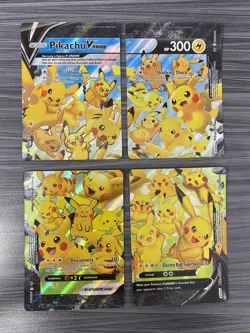 NEAR MINT Pikachu V-Union SWSH139-142 Pokemon Celebrations Promo 4 Card Set - Image 1
