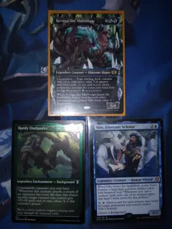 MTG 100 Card VOLO ITINERANT SCHOLAR + KERUGA Simic EDH Deck Companion Background - Image 1