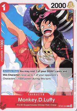 One Piece Promotion Cards #P-006 Monkey.D.Luffy - Image 1