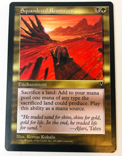 Squandered Resources MTG Magic The Gathering TCG Card Rare 🔥 - Image 1