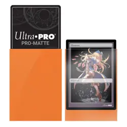 60 Orange Ultra Pro PRO-MATTE Small Deck Protector Sleeves card ccg tcg - Image 2