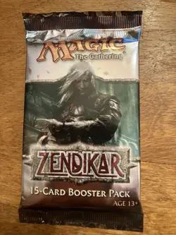 Magic: The Gathering Zendikar Booster Pack Factory Sealed NM - Image 1