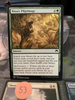 Nissa's Pilgrimage Magic Origins 190 MTG - Image 1
