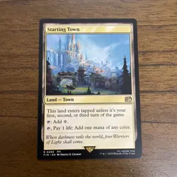 Starting Town 0289 Regular Land Magic the Gathering Final Fantasy - Image 1