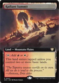 Radiant Summit (Extended Art) R Commander: Edge of Eternities 43 - LP - Image 1