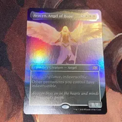 Avacyn, Angel Of Hope X1 Mtg Double Masters 2020 Nm Foil Borderless - Image 1
