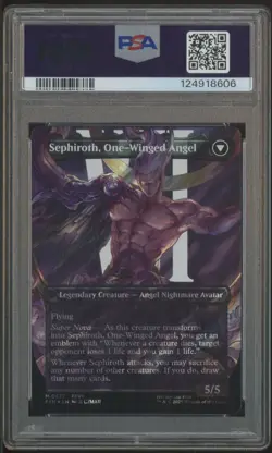 2025 MTG Final Fantasy EN Borderless Surge Foil #0527 Sephiroth PSA 10 GEM MINT - Image 2
