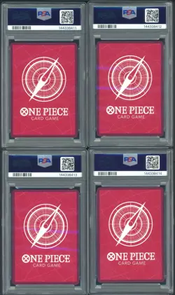 2025 One Piece 2nd Anniversary Shanks Luffy Buggy Teach PSA 10 Sequential Set(4) - Image 2