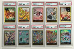 Lot of (10) PSA 10 Sequential 2025 One Piece PRB02 Japanese Don!! Set - Image 1