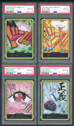 Lot of (10) PSA 10 Sequential 2025 One Piece PRB02 Japanese Don!! Set - Image 2