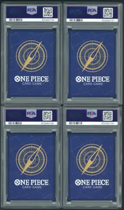 Lot of (10) PSA 10 Sequential One Piece English 1st Anniversary Set w/ Luffy - Image 3