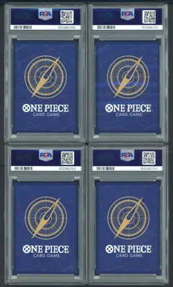 Lot of (10) PSA 10 Sequential One Piece English 1st Anniversary Set w/ Luffy - Image 5