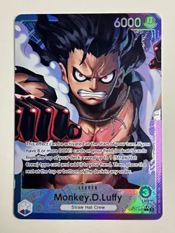 Monkey.D.Luffy (Alt Art) OP11-040 English A Fist Divine Speed - One Piece - Image 1
