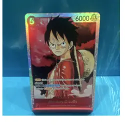One Piece CCG Monkey D. Luffy Character Supernova Holo Rush 6000 Power - Image 1