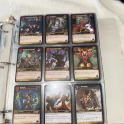 World Of Warcraft TCG Lot Of Over 400( 245 Different) Carrying Binder Included - Image 2