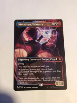 Niv-Mizzet, Visionary (Borderless) Foundations NM!!! - Image 1