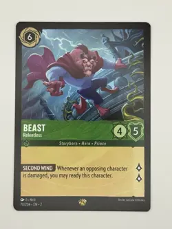 Lorcana Tcg - Beast - Relentless 70/204 Legendary - Non Foil - Image 1