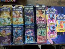 Lorcana Lot - Starter Decks And Booster Packs First Chapter Into The Inklands - Image 1