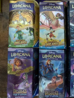 Lorcana Lot - Starter Decks And Booster Packs First Chapter Into The Inklands - Image 2
