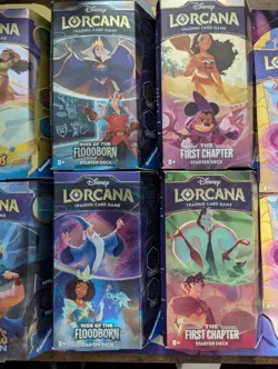 Lorcana Lot - Starter Decks And Booster Packs First Chapter Into The Inklands - Image 3