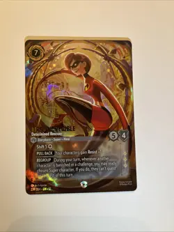 Lorcana Wilds Unknown Mrs. Incredible Determined Rescuer 239/204 Enchanted Rare - Image 1