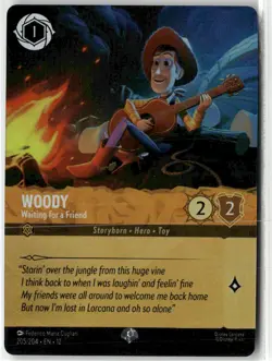 Woody - Waiting for a Friend (Epic) [Lorcana TCG 12 - 205/204] - Image 1