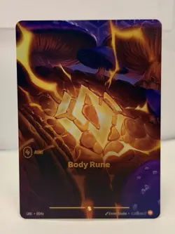 Body Rune (Alternate Art) | Rune Card | #R04a UNLEASHED| Riftbound TCG MINT✨ - Image 1