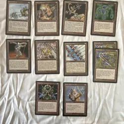 Magic: The Gathering Ice Age 98 Card Lot - 1995 Wizards - mystic Remora - Image 2