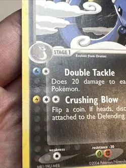 DAMAGED Dark Dragonair 032/109 Team Rocket Returns AUTHENTIC Pokemon Card - Image 4