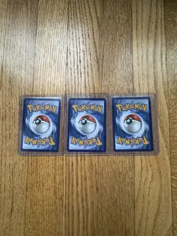 Pokemon TCG Holo Bulbasaur Charmander Squirtle 3 Card Lot English - Image 2