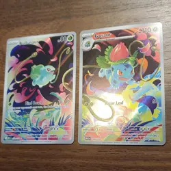 Pokemon TCG Bulbasaur & Ivysaur MEGA Holo Cards Lot - 2 Cards -NM - Image 2