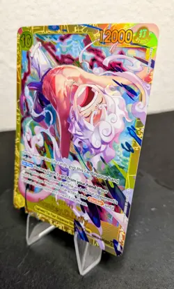 Monkey D. Luffy SEC EB04-061 SR One Piece Card Game Rainbow Foil Gear 5 NM - Image 3