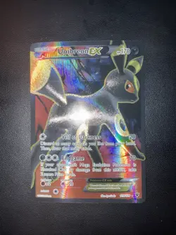 Pokemon Umbreon EX XY Fates Collide Holo Card 119/124 Ultra Rare Full Art - Image 1