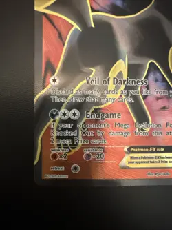 Pokemon Umbreon EX XY Fates Collide Holo Card 119/124 Ultra Rare Full Art - Image 4