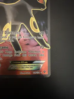 Pokemon Umbreon EX XY Fates Collide Holo Card 119/124 Ultra Rare Full Art - Image 5