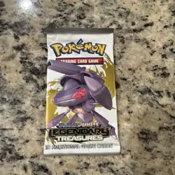 Pokemon Black & White Legendary Treasures Booster Pack 10 Cards Reshiram - Image 1