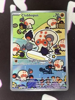 Pokemon TCG Clobbopus Holo Illustration Rare Card 207/191 Surging Sparks - Image 1