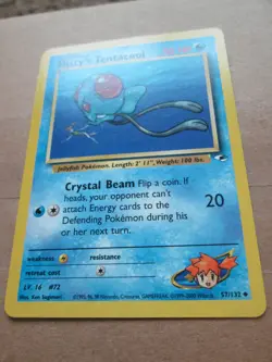 Misty's Tentacool - 57/132 - Uncommon WOTC TCG—Gym Heroes Set Pokemon Card - Image 5
