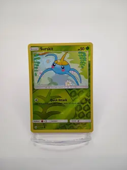Reverse Holo Foil Surskit # 7/149 Sun & Moon Base Set Pokemon Cards NM/MINT - Image 1