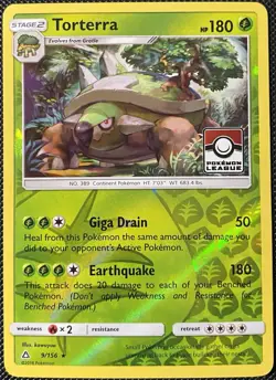 Torterra - (Pokemon League) 009/156 League & Championship Cards Reverse Holo - Image 1