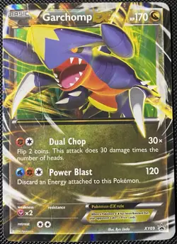 Garchomp EX XY09 XY Holo Promo *DAMAGED* Pokemon Card - Image 1