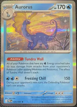 Aurorus 024/088 Me03: Perfect Order Holo - Pokemon Card - Image 1